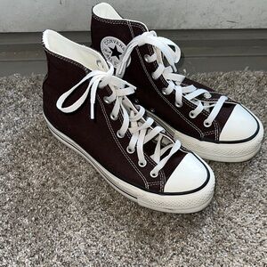 Converse Women’s Brown High-Top Sneakers